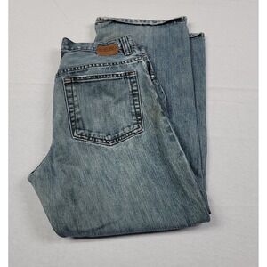 Gap Denim Blue Jeans Men's 35 x 30 Loose Straight Fit